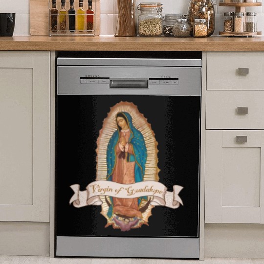 Lady Virgin of Guadalupe Virgen De Guadalupe Dish Washer Covers