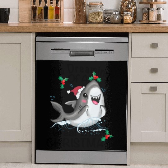 Great White Christmas Dish Washer Covers