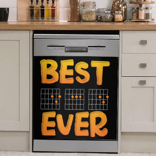Best Dad Ever Guitar Dad Chords Dish Washer Covers
