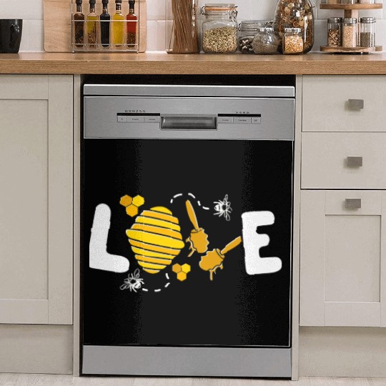 Save The Bees Bumblebee Love Bees Dish Washer Covers