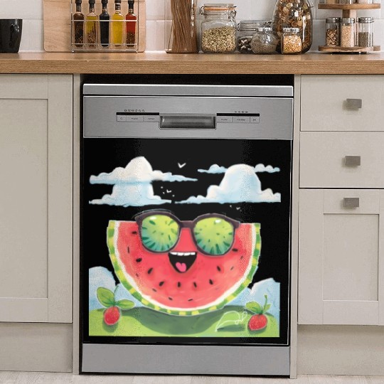 Cute Watermelon Party Summer Melon Fruit Dish Washer Covers