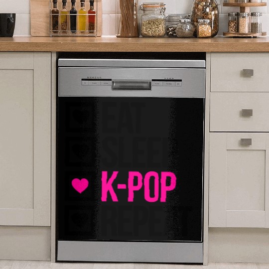 EAT SLEEP KPOP REPEAT - Stupid Dish Washer Covers