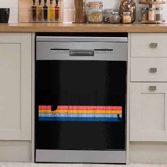 80S Style Big Bear Lake Ca Dish Washer Covers