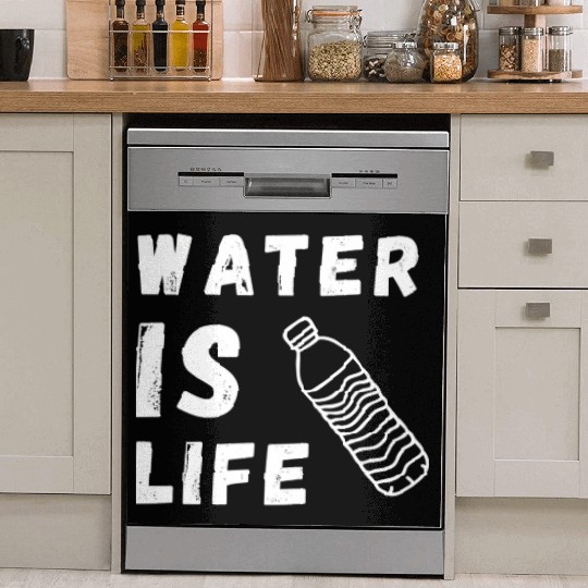 Water Is Life Save Water Save The Planet Earth Dish Washer Covers
