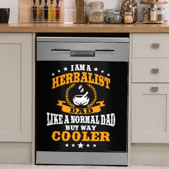 Funny Herbalist Dad Outfit Father's Day Dish Washer Covers