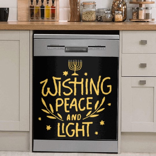 Wishing Peace And Light This Hanukkah Dish Washer Covers