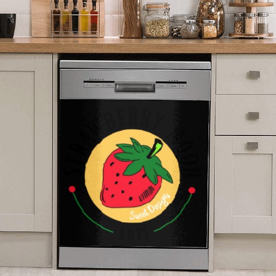 Strawberry Moon Arts, sweet designs Dish Washer Covers