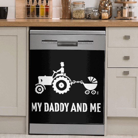 My Daddy And Me (Tractor & Stroller / Buggy / W) Dish Washer Covers