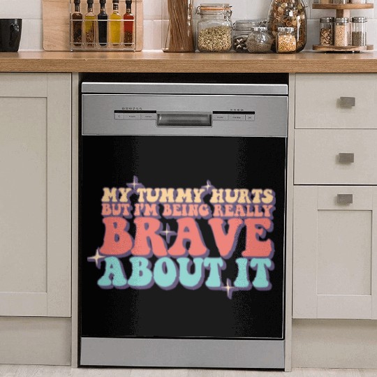 My Tummy Hurts Funny Lactose Intolerance Tummy Dish Washer Covers