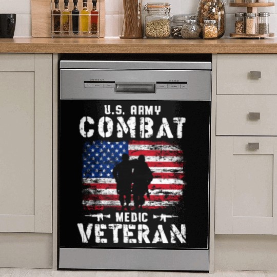 US Army Combat Medic Veteran Dish Washer Covers