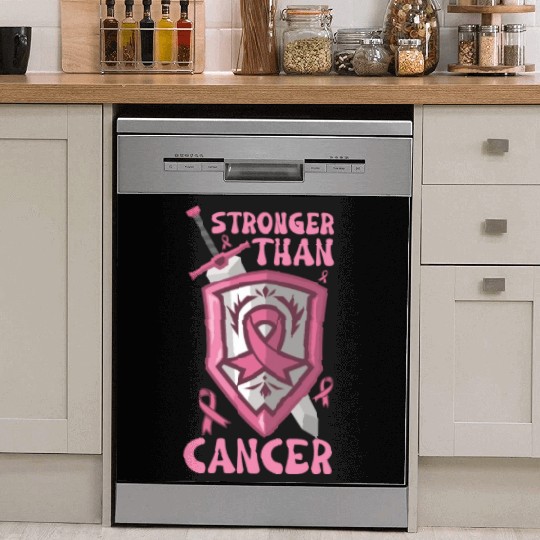 Breast cancer Awareness Support Survivors Pink Dish Washer Covers