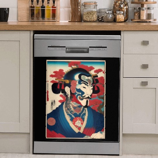 Yakuza Warriors of the Edo Night Dish Washer Covers