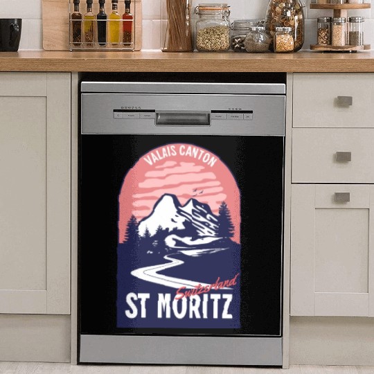 Saint Moritz Switzerland Valais Dish Washer Covers