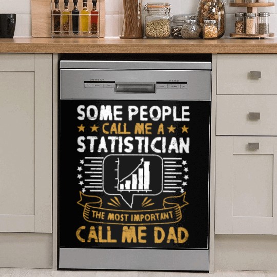 Best Dad Ever Data Analysis Job Statistician Dish Washer Covers