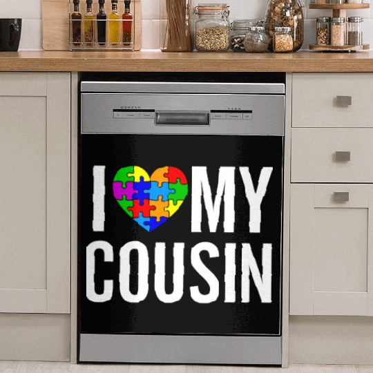 I Love My Cousin Dish Washer Covers
