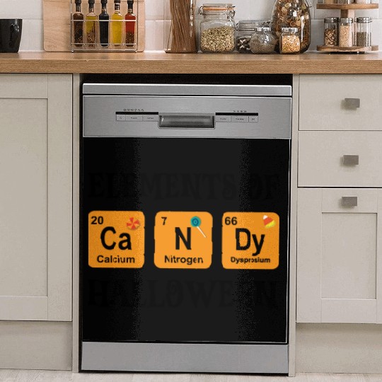 Halloween Candy Sweets Chemistry Elements Of Dish Washer Covers