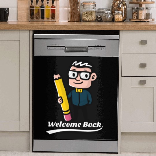 Welcome Back To School Dish Washer Covers