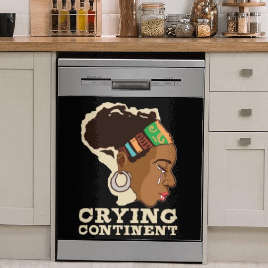Afro Black Girl Pride Afro Girl Afrocentric Melani Dish Washer Covers