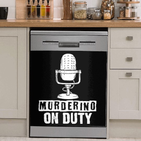 Murderino Podcaster A True Crime Murder Show Lover Dish Washer Covers