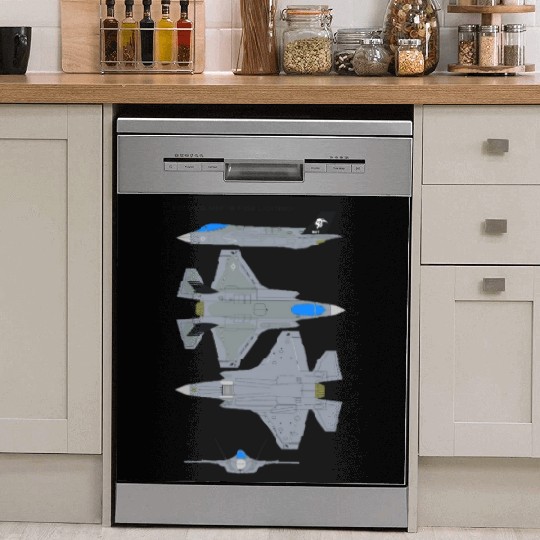 Lockheed Martin F 35B Lightning Dish Washer Covers