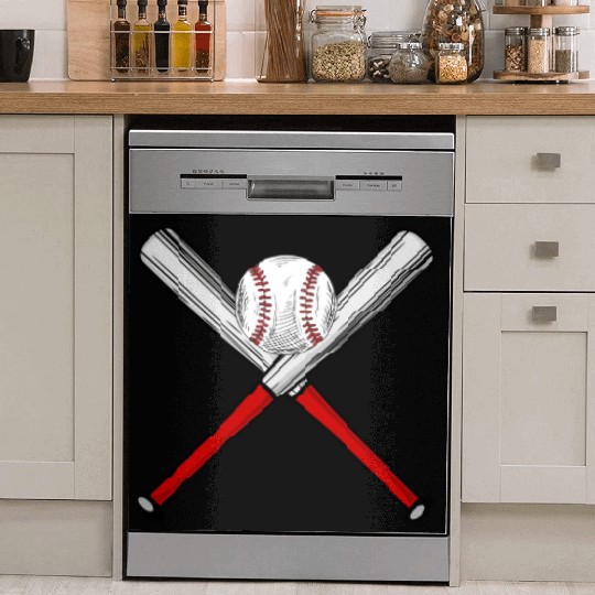 Baseball Sports Catcher Lover Mom Dad Homerun Dish Washer Covers