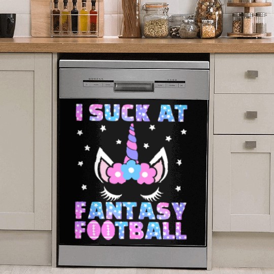 I Suck at Fantasy Football Loser Punishment Funny Dish Washer Covers