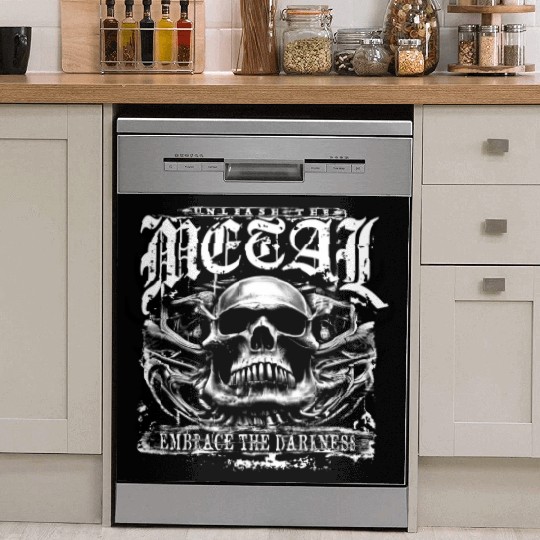 Embrace the darkness, unleash the metal Dish Washer Covers
