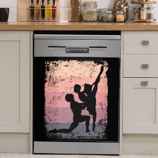 Ballet Dance Couple Vintage Ballerina Dish Washer Covers