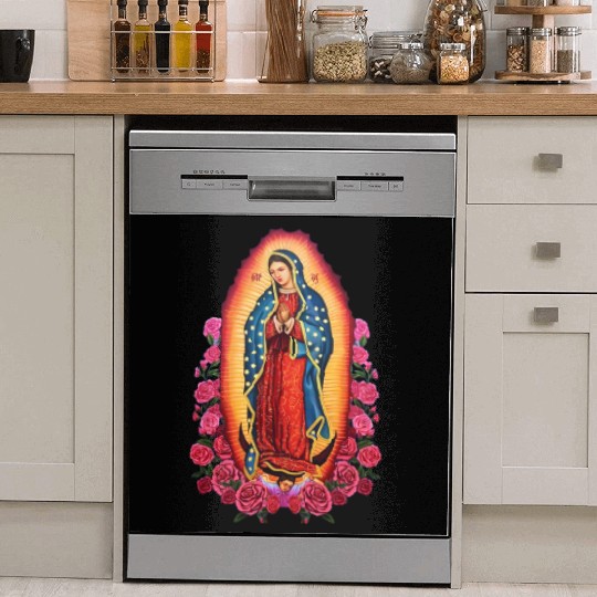 Virgin Mary Lady of Guadalupe Virgen De Guadalupe Dish Washer Covers