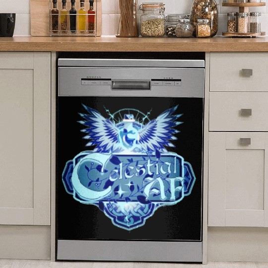 Celestial AF Healing Potion and Angel Wings Dish Washer Covers