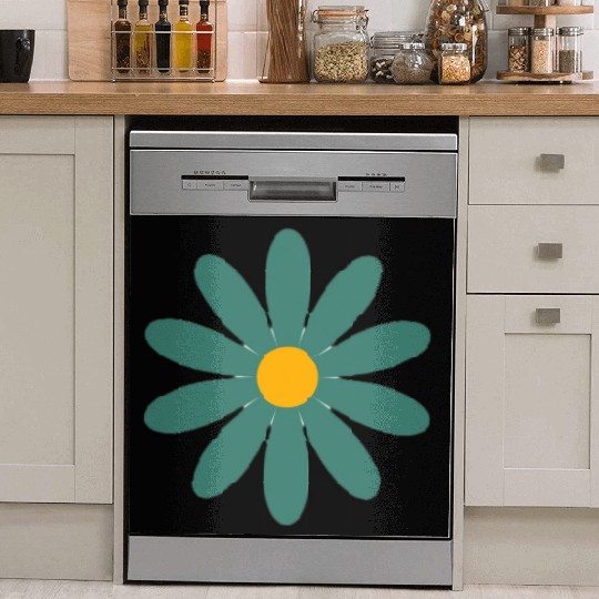 green daisy Dish Washer Covers