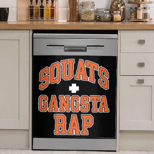 Squats Plus Gangsta Rap Dish Washer Covers