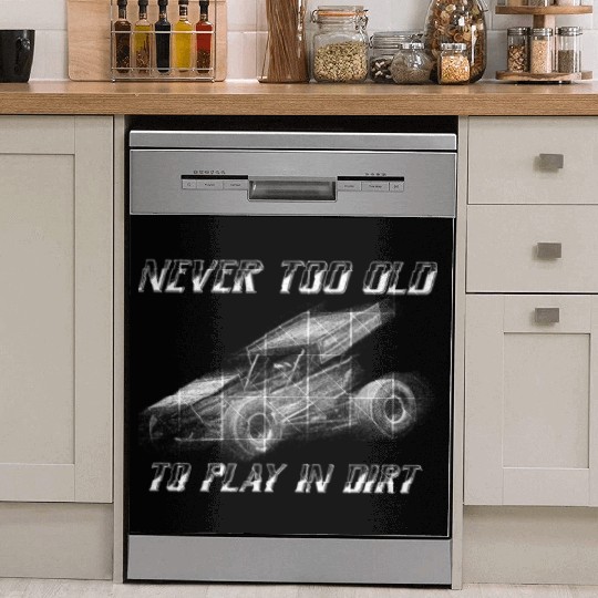 Sprint Car Mom Dirt Track Racing Racing Race Day Dish Washer Covers