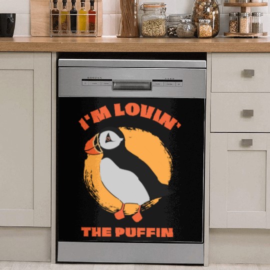 Lovin The Puffin Bird Lover Puffins Dish Washer Covers