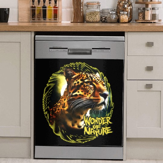 Moonlit Jaguar Dish Washer Covers