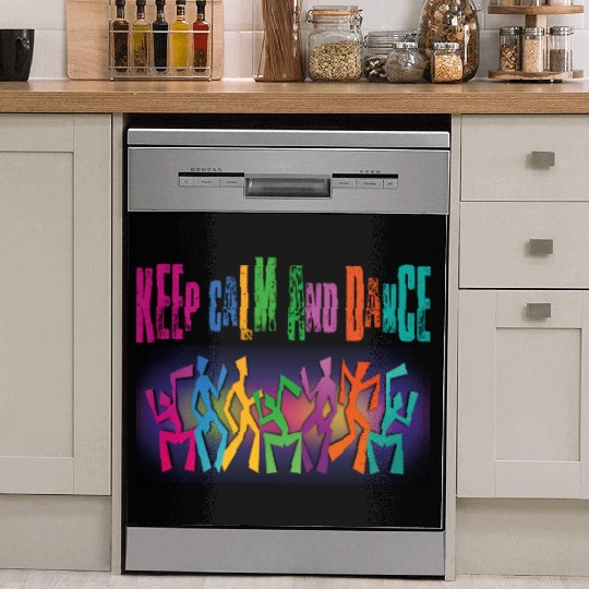 keep kalm and dance Dish Washer Covers