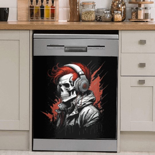 Rebirth of Beats: A Melodic Resurgence in Crimson Dish Washer Covers