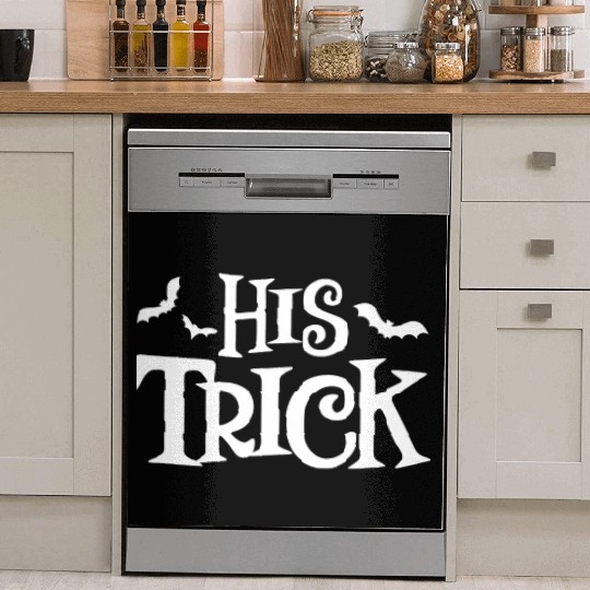 Halloween His Trick Dish Washer Covers