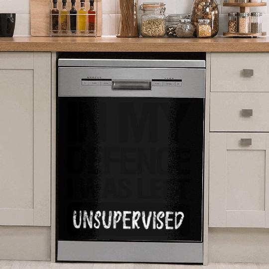 In my defence I was left unsupervised. Dish Washer Covers