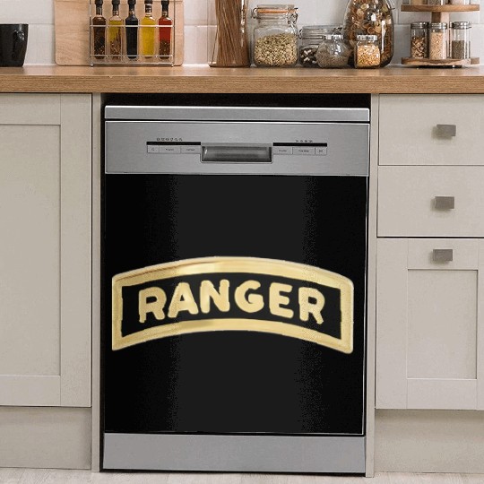 us army ranger tab enameled Dish Washer Covers