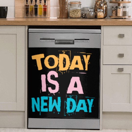 Today is a new day - Vintage Dish Washer Covers