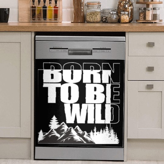 BORN TO BE WILD Dish Washer Covers