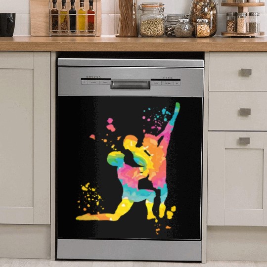 Ballet Dance Couple Woman Ballerina Dish Washer Covers