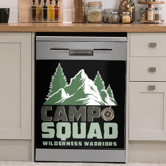 CAMP SQUAD WILDERNESS WARRIORS Dish Washer Covers