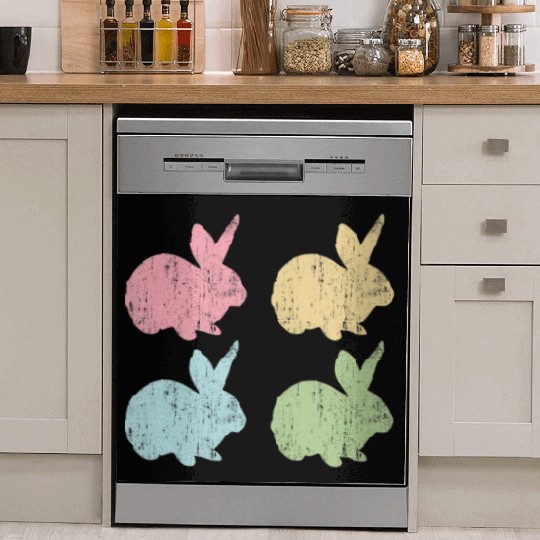 Easter Bunny Pastel Toddler Child Mom Dish Washer Covers
