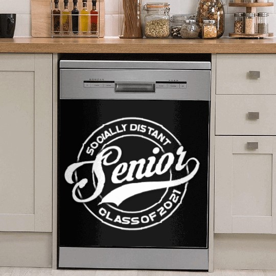 Graduating 2021 Senior Class Back To School Social Dish Washer Covers