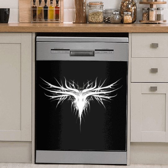 Cyber Sigilism Lightning Bolt Tattoo Design Dish Washer Covers