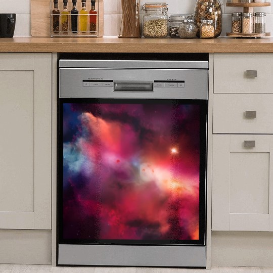 Galaxy nebula abstract design Dish Washer Covers