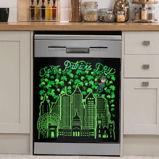 Saint Patrick's Day Atlanta Georgia Dish Washer Covers
