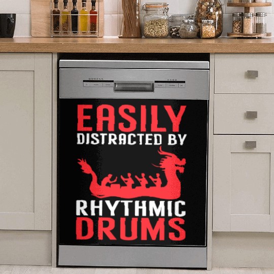 Funny Dragon Boat Racing Paddle Dish Washer Covers